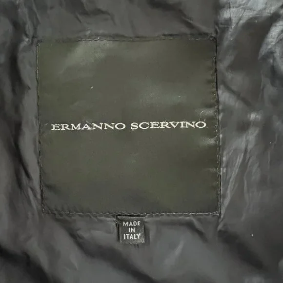 Ermanno Scervino Men's Blue Long Sleeve Button-Up Military Jacket Size 52